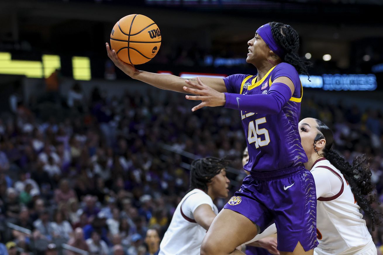 NCAA Womens Basketball: Final Four National Semifinals-Louisiana State vs Virginia Tech