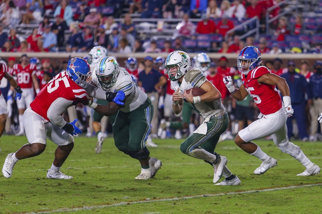 COLLEGE FOOTBALL: SEP 18 Tulane at Ole Miss