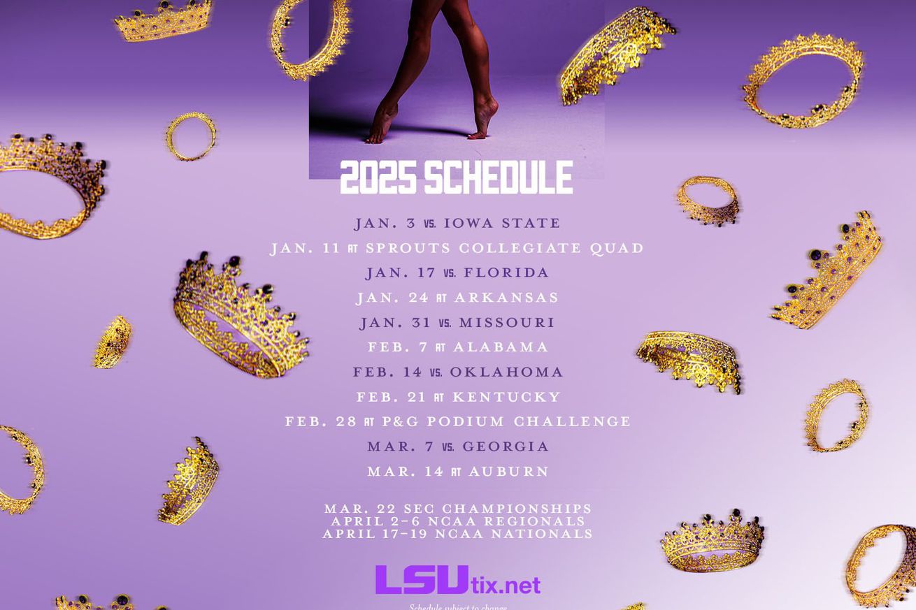 LSU Announces 2025 Gymnastics Schedule New Orleans Sports Today