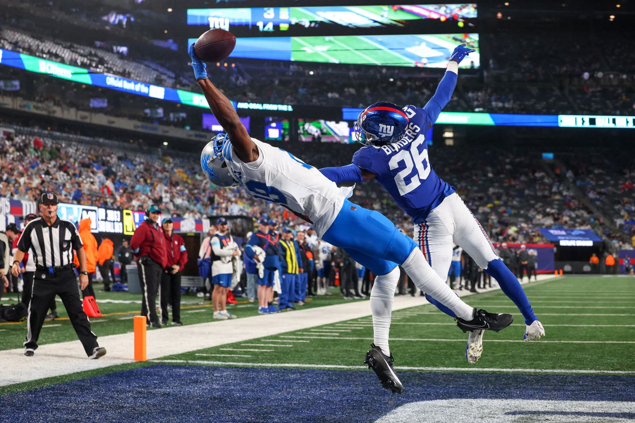 Detroit Lions v New York Giants