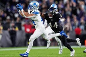 Amon-Ra St. Brown, wide receiver. Detroit Lions